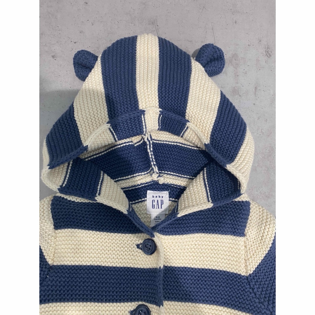 GAP(ギャップ)のbabyGAP  パーカー　0〜3month 50㌢ キッズ/ベビー/マタニティのベビー服(~85cm)(その他)の商品写真