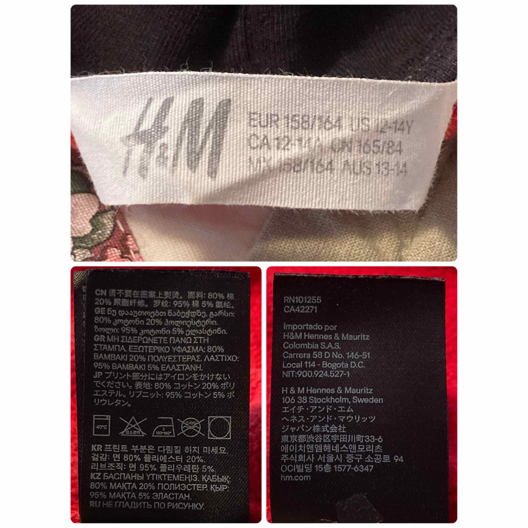 H&M(エイチアンドエム)のレディースH&M 長袖プリントパーカーM相当 レディースのトップス(パーカー)の商品写真