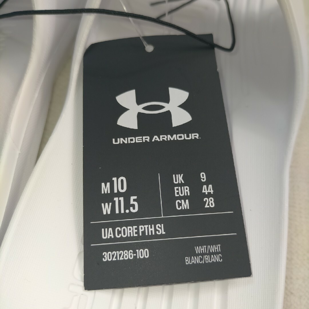 UNDER ARMOUR(アンダーアーマー)のアンダーアーマー サンダル 28cm ホワイト シャワーサンダル UA メンズの靴/シューズ(サンダル)の商品写真