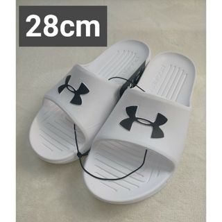 アンダーアーマー(UNDER ARMOUR)のアンダーアーマー サンダル 28cm ホワイト シャワーサンダル UA(サンダル)