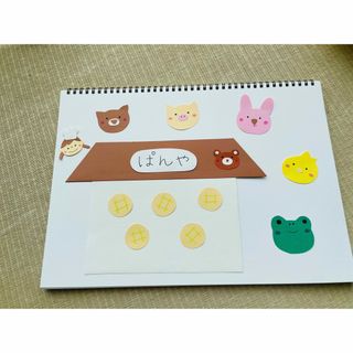 スケッチブックorマグネットシアター　5つのパン屋さん　GW企画　9日まで(型紙/パターン)