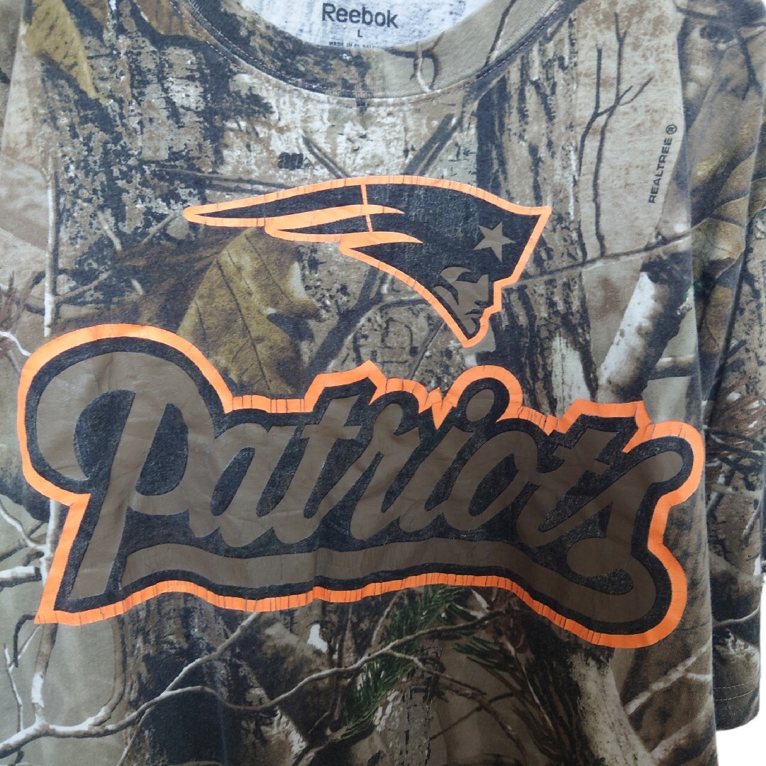 Reebok(リーボック)の【Reebok】NFL Patriots  リアルツリーカモ TシャツS-560 メンズのトップス(Tシャツ/カットソー(半袖/袖なし))の商品写真