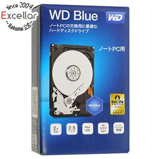 ウェスタンデジタル(Western Digital)のWesternDigital ノート用HDD 2.5inch　WD20SPZX　2TB 7mm　500～1000時間以内 元箱あり(PC周辺機器)