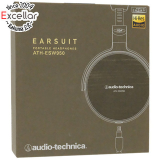 オーディオテクニカ(audio-technica)の【新品訳あり(箱きず・やぶれ)】 audio-technica　ポータブルヘッドホン EARSUIT　ATH-ESW950(ヘッドフォン/イヤフォン)