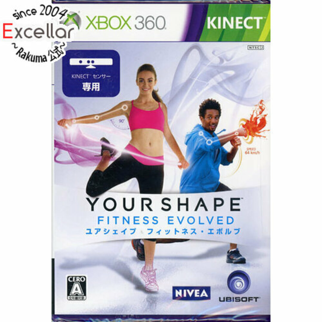 Xbox360(エックスボックス360)のユアシェイプ フィットネス・エボルブ　XBOX 360 エンタメ/ホビーのゲームソフト/ゲーム機本体(家庭用ゲームソフト)の商品写真