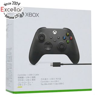 Xbox360 - Microsoft　Xbox ワイヤレス コントローラー + USB-C ケーブル 1V8-00005　カーボン ブラック 元箱あり