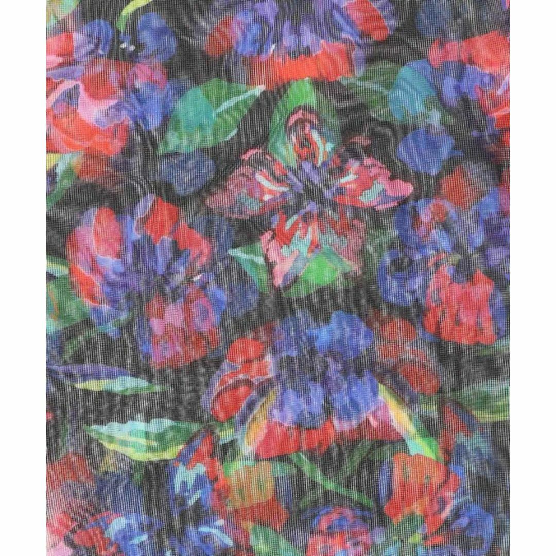 ScoLar(スカラー)のスカラー 142637 花柄×宇宙柄 メッシュシアーブルゾン レディースのジャケット/アウター(ブルゾン)の商品写真