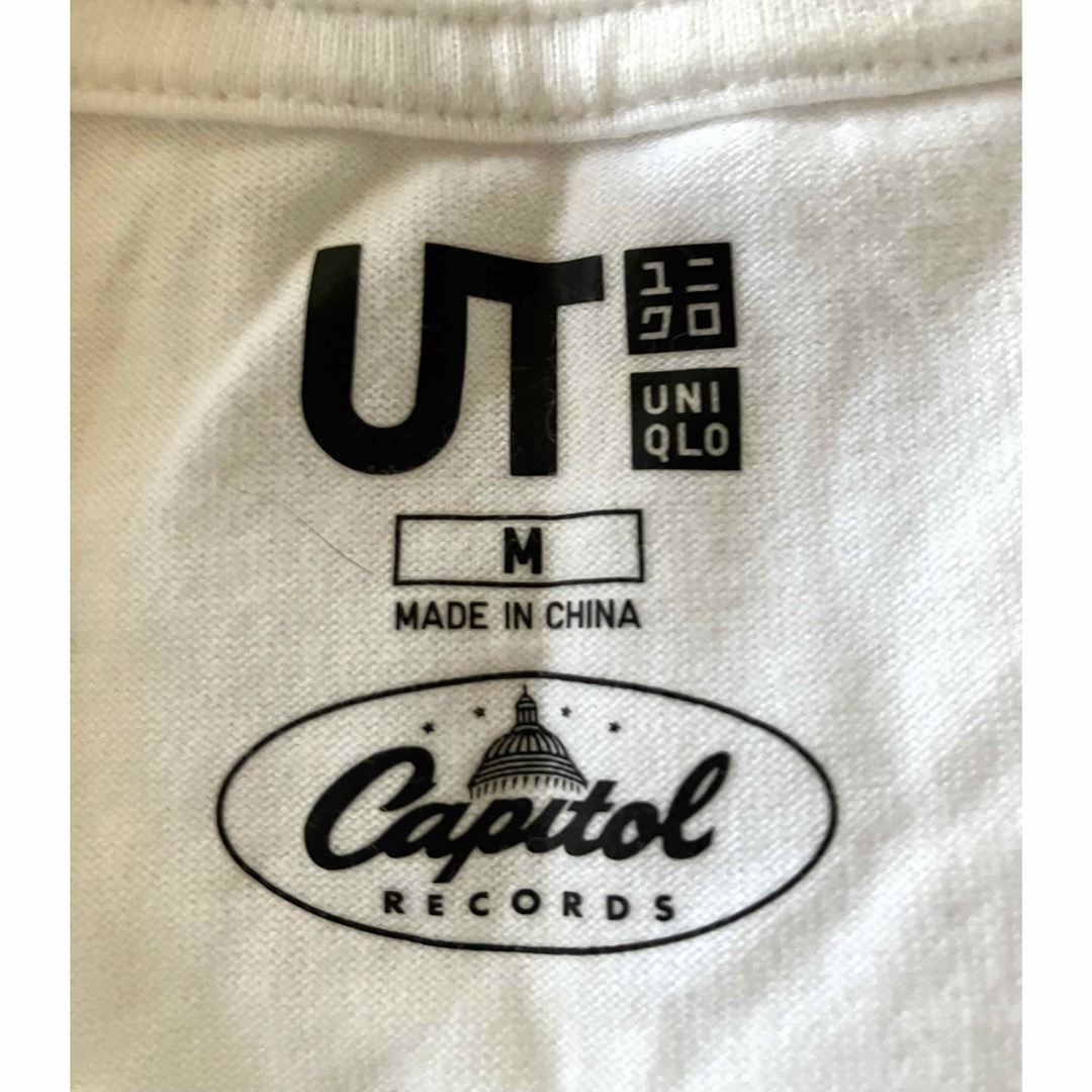 UNIQLO(ユニクロ)のユニクロ　UT　キャピトル（レコードレーベル）コラボ　M　白 メンズのトップス(Tシャツ/カットソー(半袖/袖なし))の商品写真