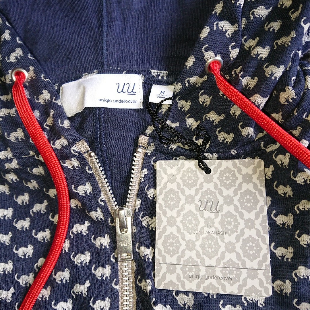 UNDERCOVER(アンダーカバー)のユニクロ アンダーカバー 7分袖パーカー 未着用タグ付 レディースのトップス(パーカー)の商品写真