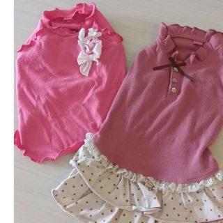 ペットパラダイス　女の子　洋服　2枚　ピンク