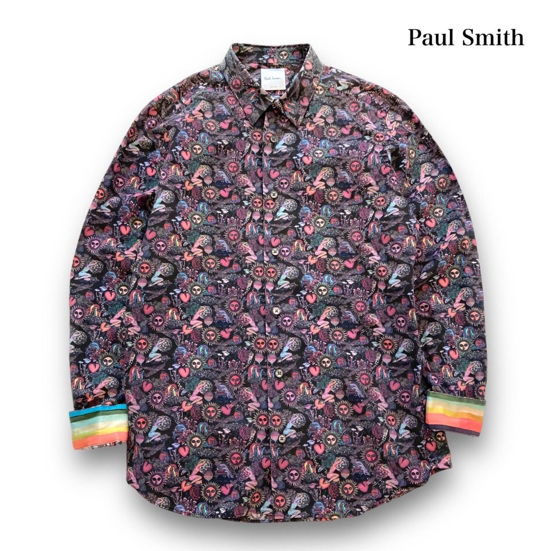 Paul Smith(ポールスミス)の【Paul Smith】ポールスミス サイケデリックサン 総柄 長袖シャツ メンズのトップス(シャツ)の商品写真