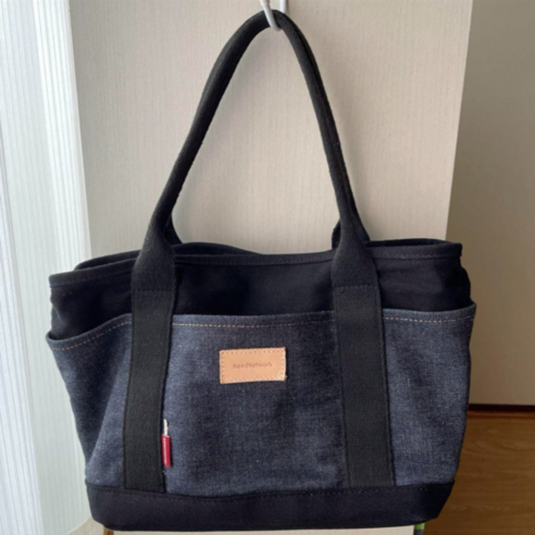 岡山デニム　ミニトートバッグ レディースのバッグ(ハンドバッグ)の商品写真