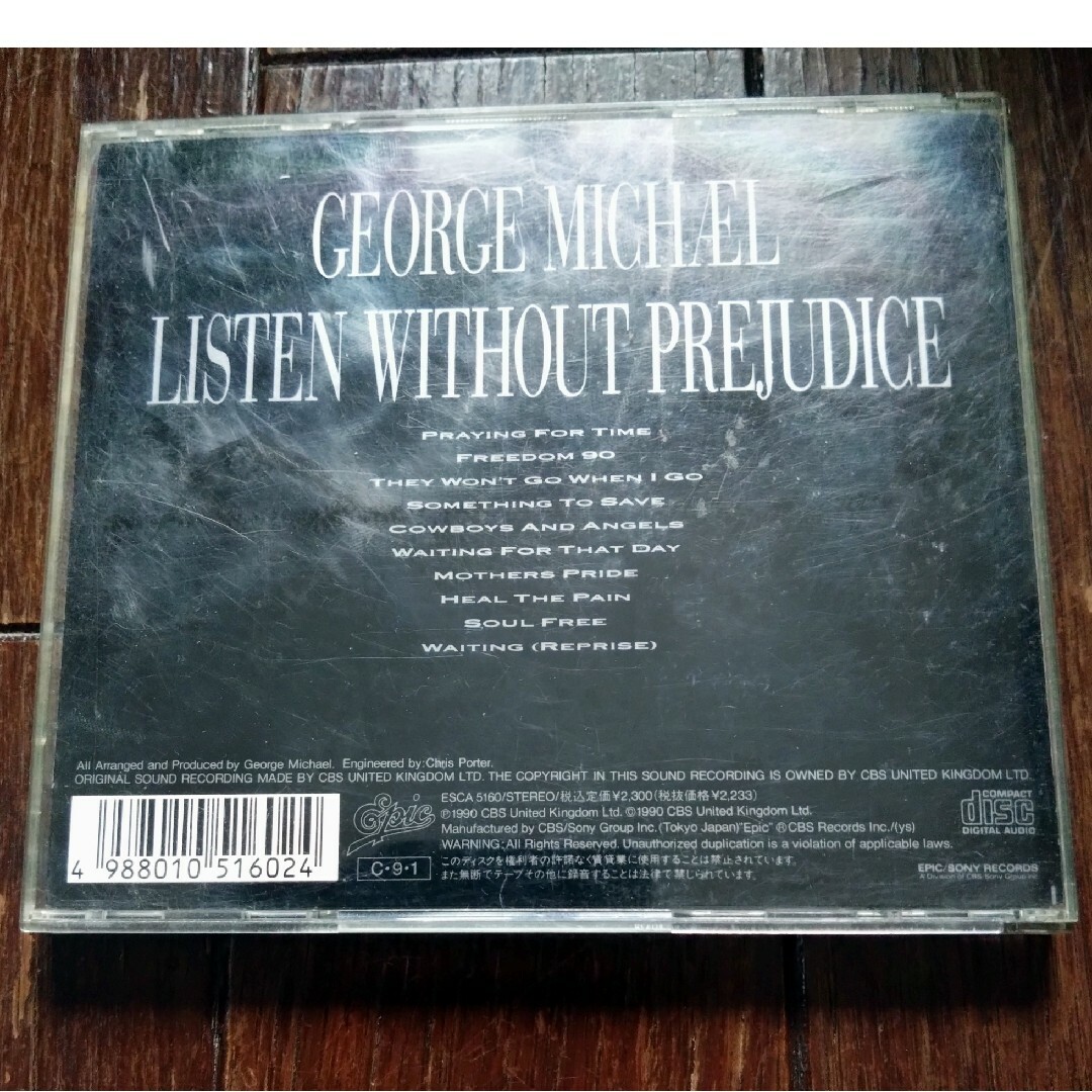 ジョージ　マイケル　CDケース エンタメ/ホビーのCD(ポップス/ロック(洋楽))の商品写真