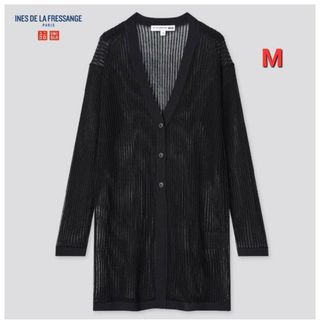 ユニクロ(UNIQLO)のユニクロ イネス ポインテ－ル ロングカーディガン M(カーディガン)