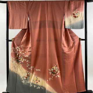 付下げ 身丈158.5cm 裄丈66cm 正絹 秀品 【中古】(着物)