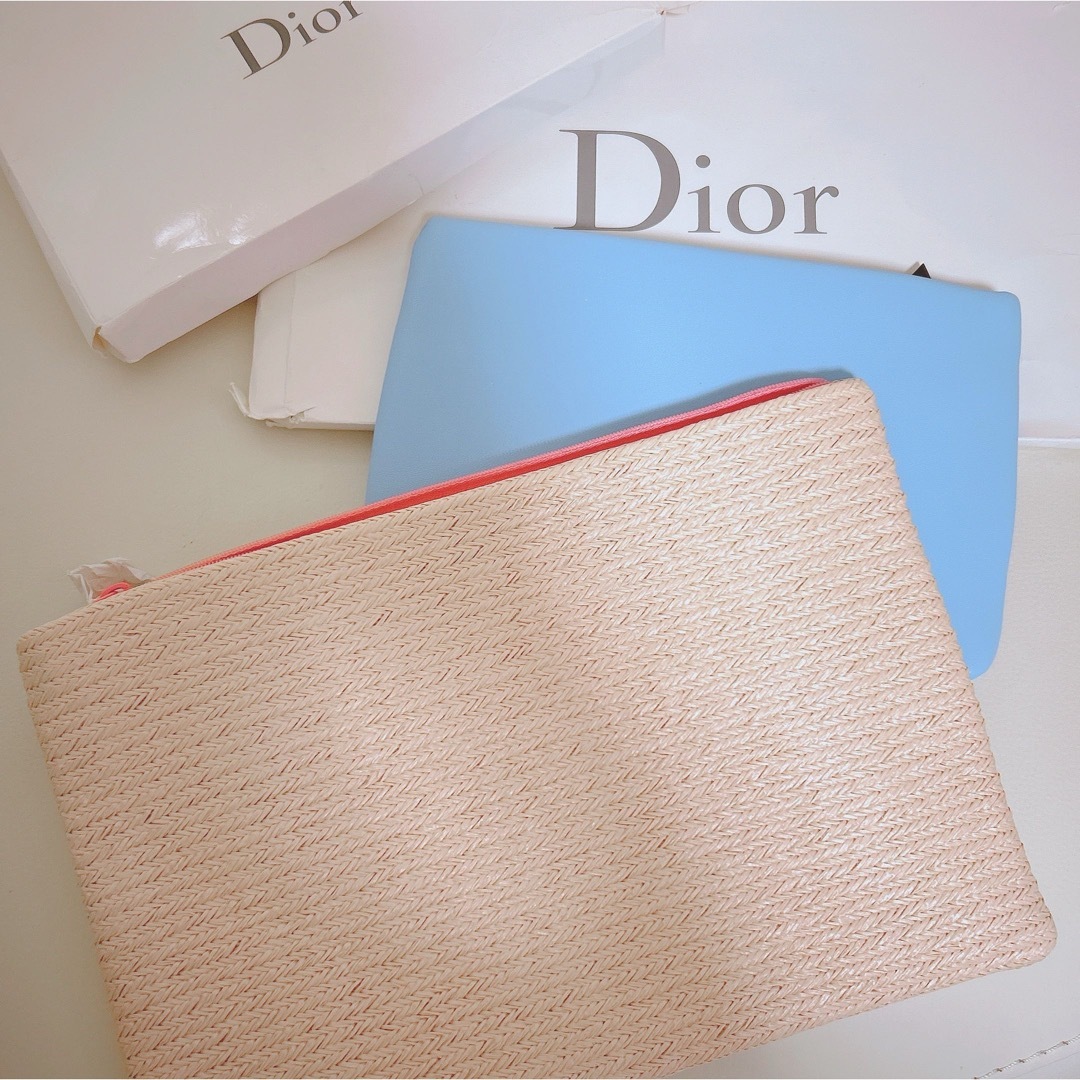 Dior(ディオール)の【新品.未使用】♡ディオール♡ノベルティポーチ2個セット♡ レディースのファッション小物(ポーチ)の商品写真