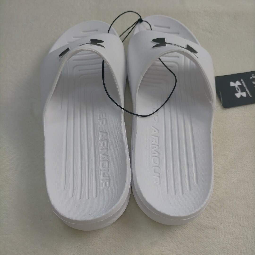 UNDER ARMOUR(アンダーアーマー)のアンダーアーマー サンダル 27cm ホワイト シャワーサンダル UA メンズの靴/シューズ(サンダル)の商品写真
