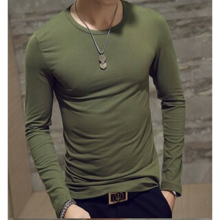 （二枚目500円）Tシャツ メンズ ロングTシャツ メンズファッション 長袖(Tシャツ/カットソー(七分/長袖))