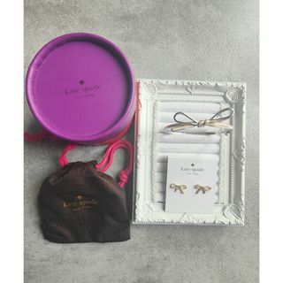 ケイトスペードニューヨーク(kate spade new york)の美品‼️ケイトスペード ブレスレット ピアス セット(ピアス)