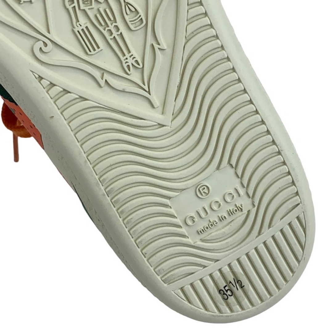 Gucci(グッチ)のグッチ GUCCI エース スニーカー 靴 シューズ レザー マルチカラー 未使用 イチゴ ロゴ レディースの靴/シューズ(スニーカー)の商品写真
