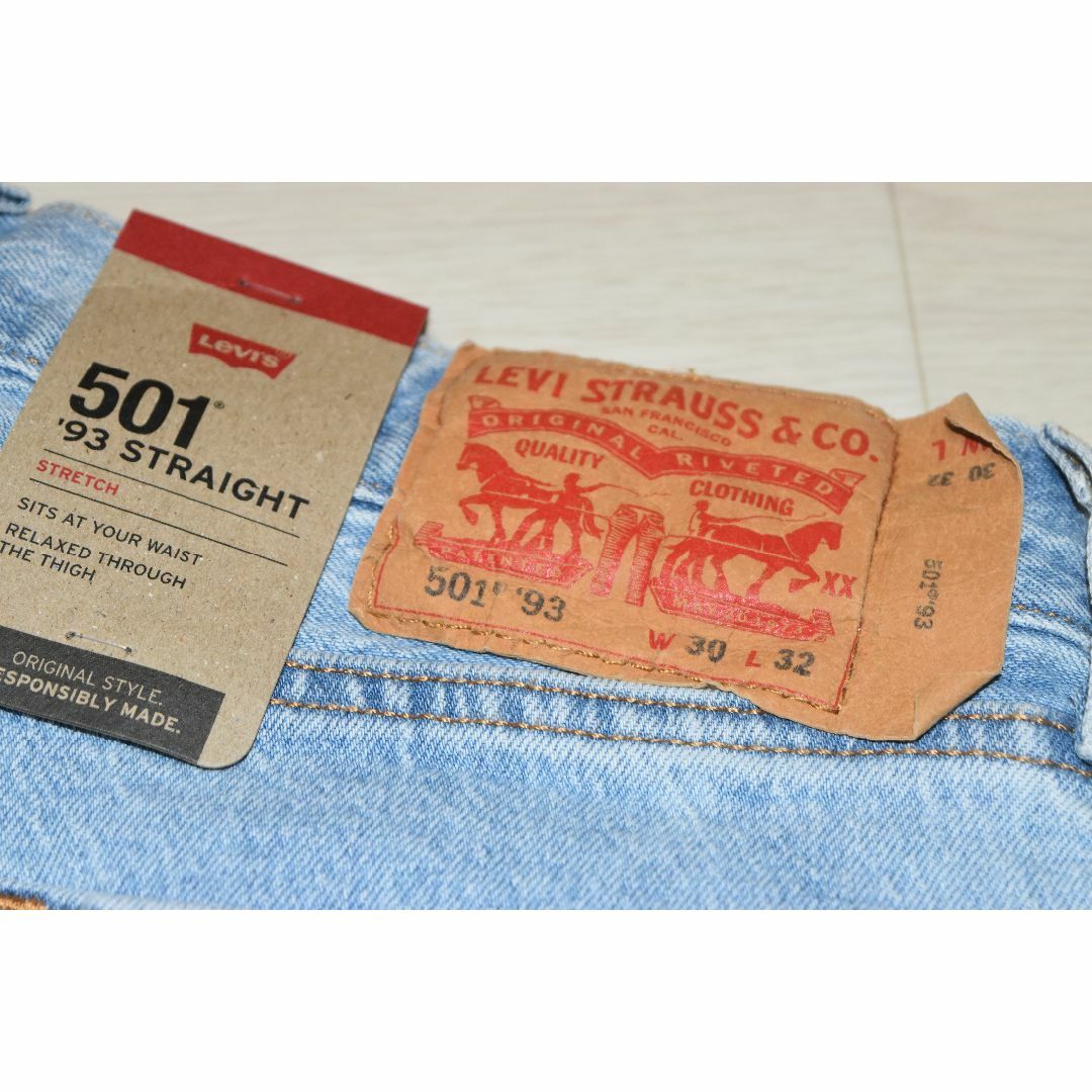 Levi's(リーバイス)のLEVI’S 501 '93 ストレート　W30　L32　ボタンフライ メンズのパンツ(デニム/ジーンズ)の商品写真