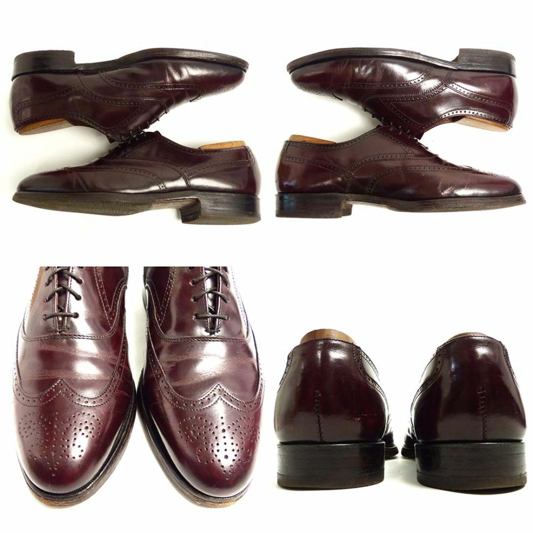 USA製 BOSTONIAN /ボストニアン ウイングチップシューズ　8 D/B メンズの靴/シューズ(ドレス/ビジネス)の商品写真