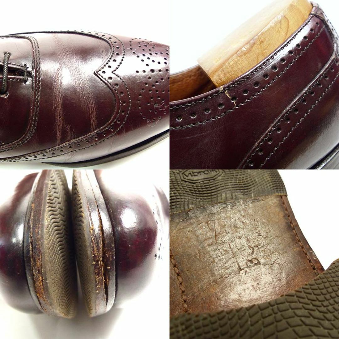 USA製 BOSTONIAN /ボストニアン ウイングチップシューズ　8 D/B メンズの靴/シューズ(ドレス/ビジネス)の商品写真