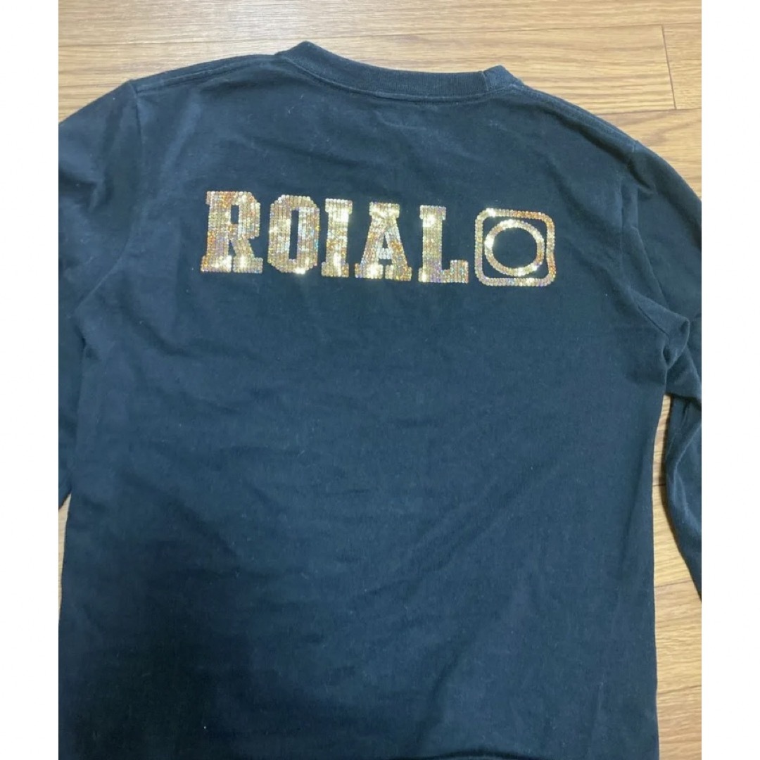 roial(ロイヤル)のロイヤル　ロンT　長袖Tシャツ　Mサイズ　ブラック レディースのトップス(Tシャツ(長袖/七分))の商品写真