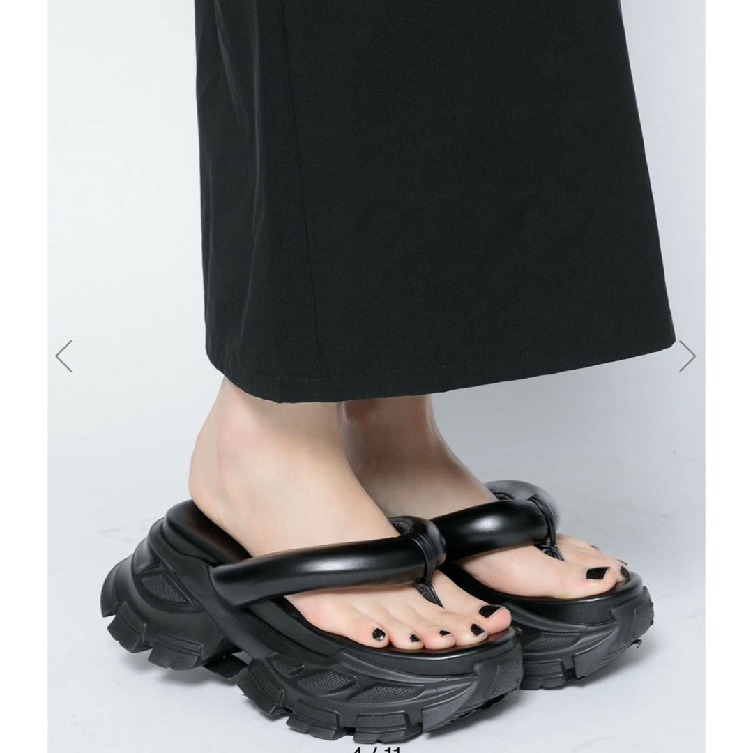 meltthelady volume upper sandal 厚底サンダル レディースの靴/シューズ(サンダル)の商品写真