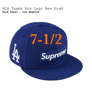 シュプリーム(Supreme)のSupreme MLB Box Logo New Era Dark Royal(キャップ)