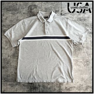 【C196】USA古着 半袖ポロシャツ Faded glory 90-00s(ポロシャツ)