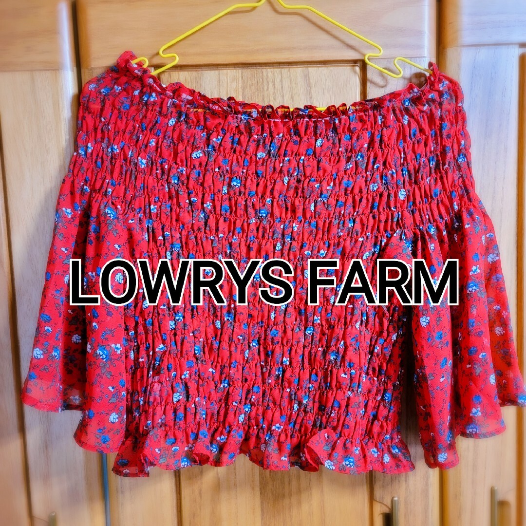 LOWRYS FARM(ローリーズファーム)のLOWRYS FARM　シフォンブラウス レディースのトップス(シャツ/ブラウス(半袖/袖なし))の商品写真