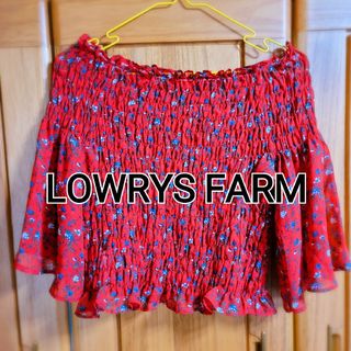 LOWRYS FARM - LOWRYS FARM　シフォンブラウス