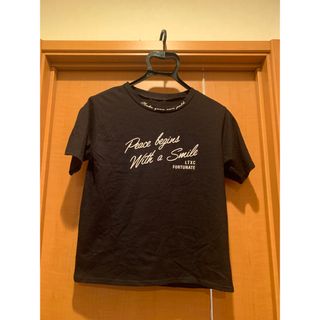 ラブトキシック(lovetoxic)のラブトキシック　黒カットソー　160サイズ(Tシャツ/カットソー)