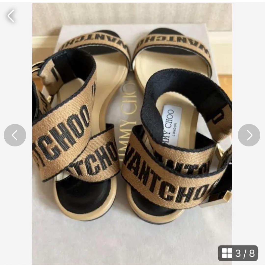 JIMMY CHOO(ジミーチュウ)の超美品♪ JIMMY CHOO   I WANT CHOO サンダル レディースの靴/シューズ(サンダル)の商品写真