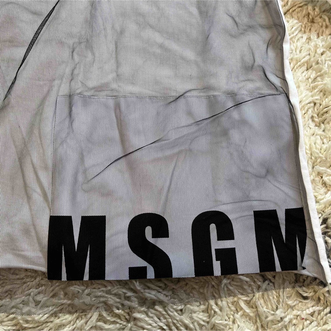 MSGM(エムエスジイエム)のMSGM  チュールTシャツ　Tシャツ　エムエスジーエム Tシャツ　ロゴTシャツ メンズのトップス(Tシャツ/カットソー(半袖/袖なし))の商品写真