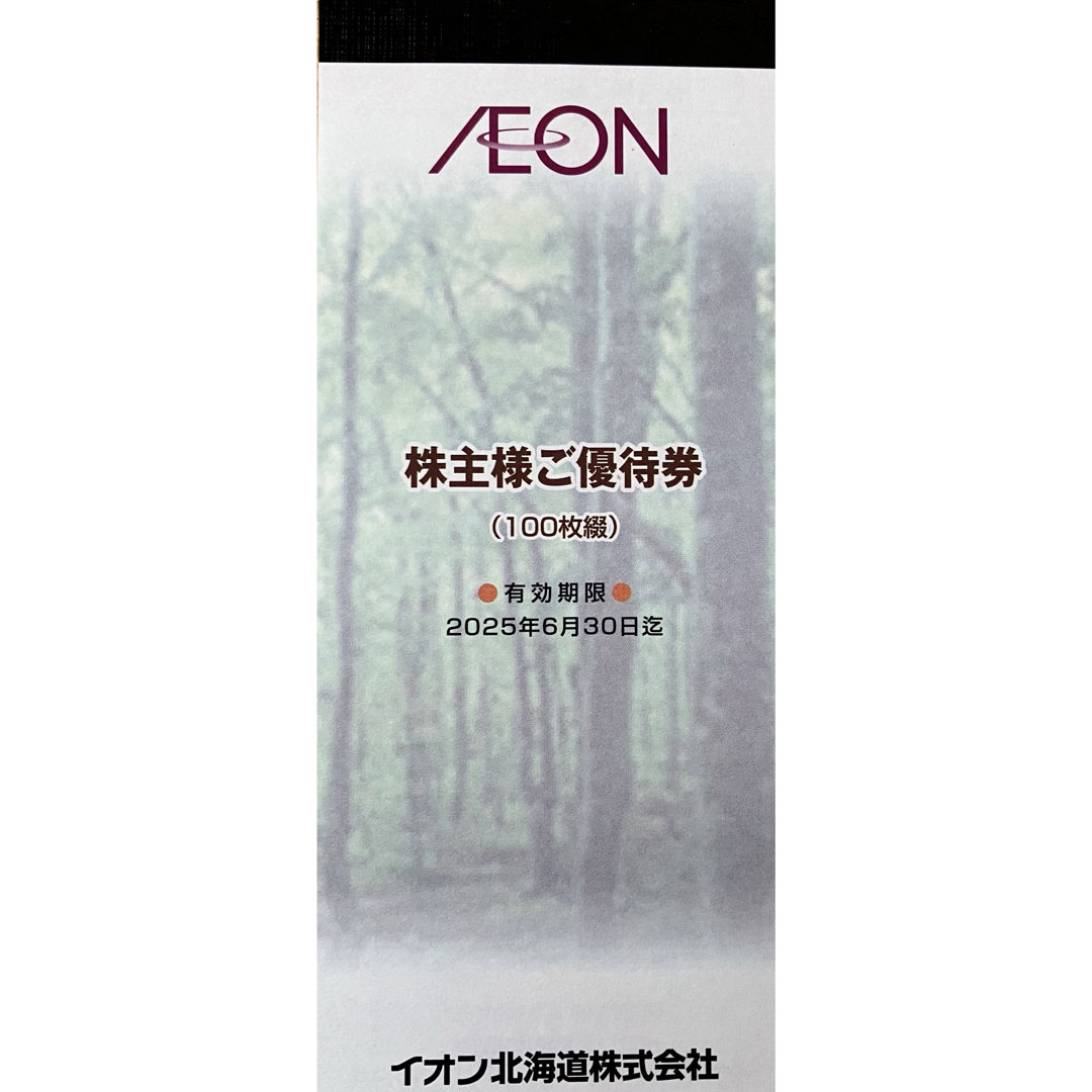 AEON(イオン)の③最新　イオン　イオン北海道　マックスバリュ　株主優待　1万円分 エンタメ/ホビーのエンタメ その他(その他)の商品写真