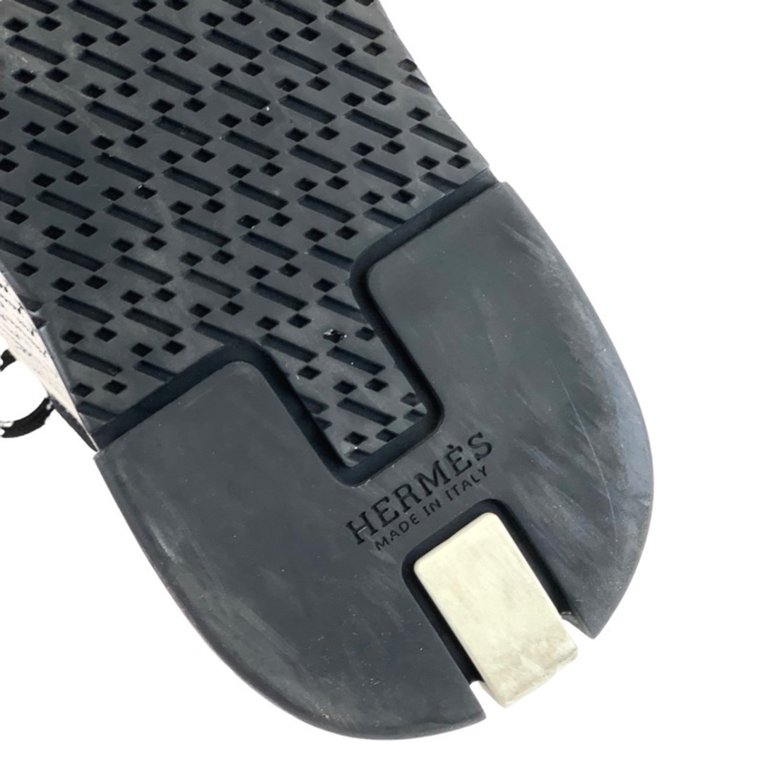 Hermes(エルメス)のエルメス HERMES アディクト スニーカー 靴 シューズ ファブリック レザー スエード ブラック ホワイト ソックススニーカー ニット レディースの靴/シューズ(スニーカー)の商品写真