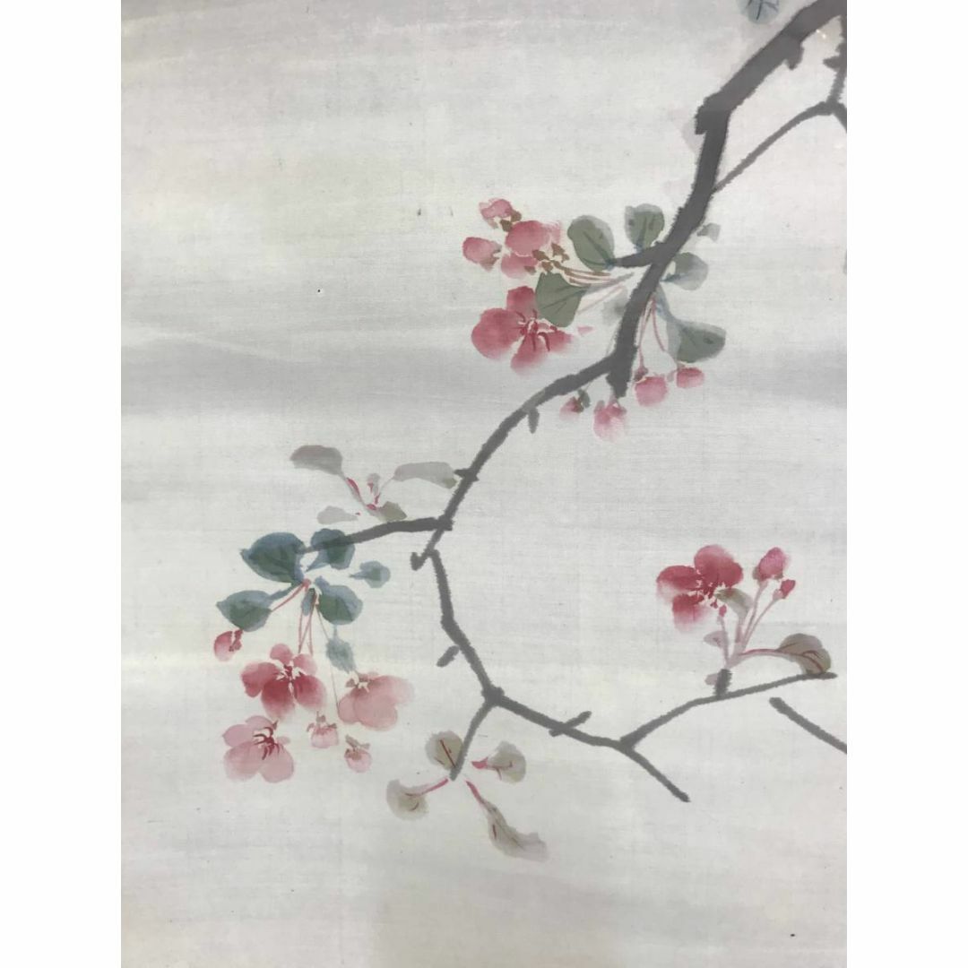 真作/土居錦谷/花木小禽図/花鳥図/掛軸☆宝船☆AE-166の通販 by 真作/土居錦谷/花木小禽図/花鳥図/掛軸☆宝船☆AE-166の通販 by