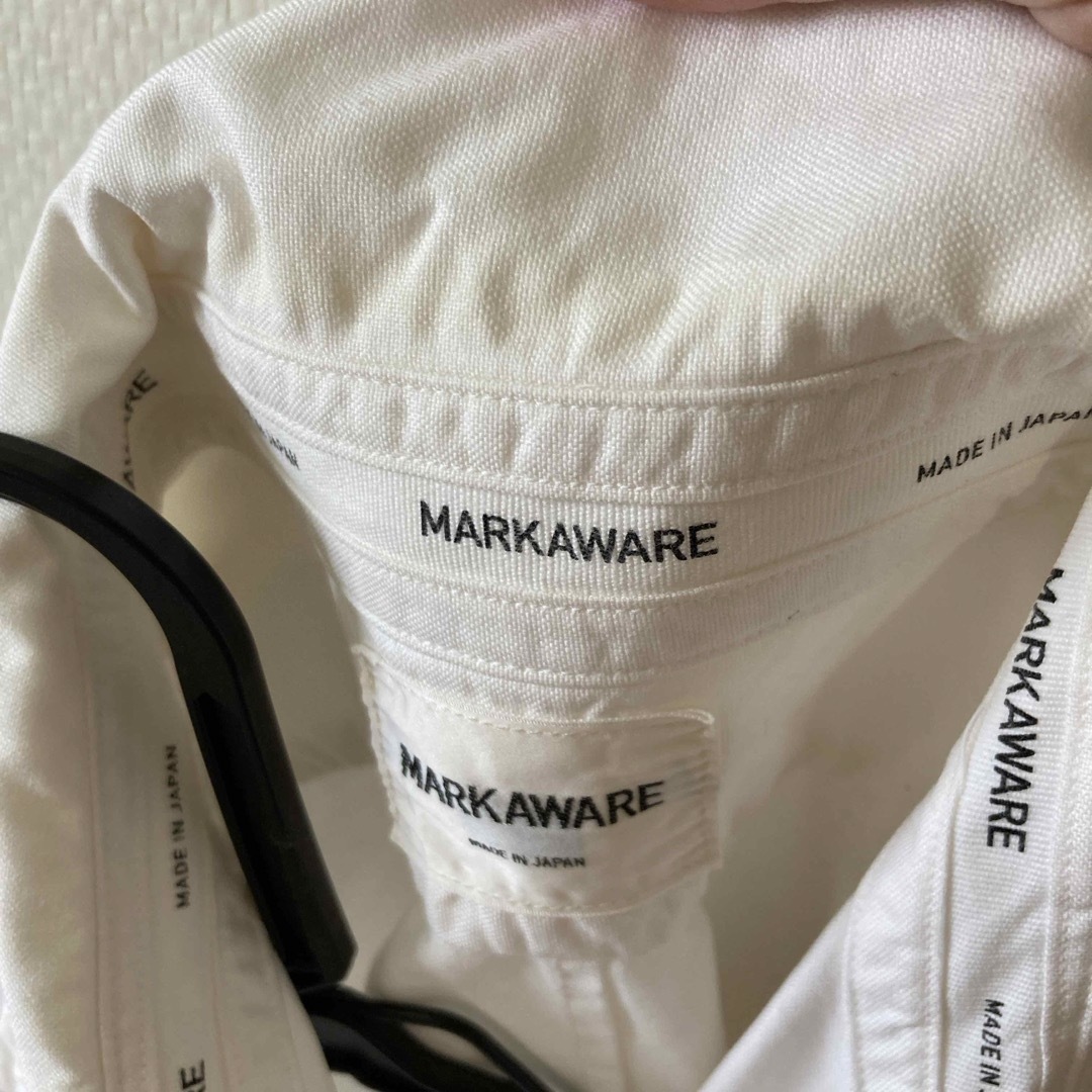MARKAWEAR(マーカウェア)のマーカウェア　MARKAWARE　白シャツ　半袖　 メンズのトップス(シャツ)の商品写真