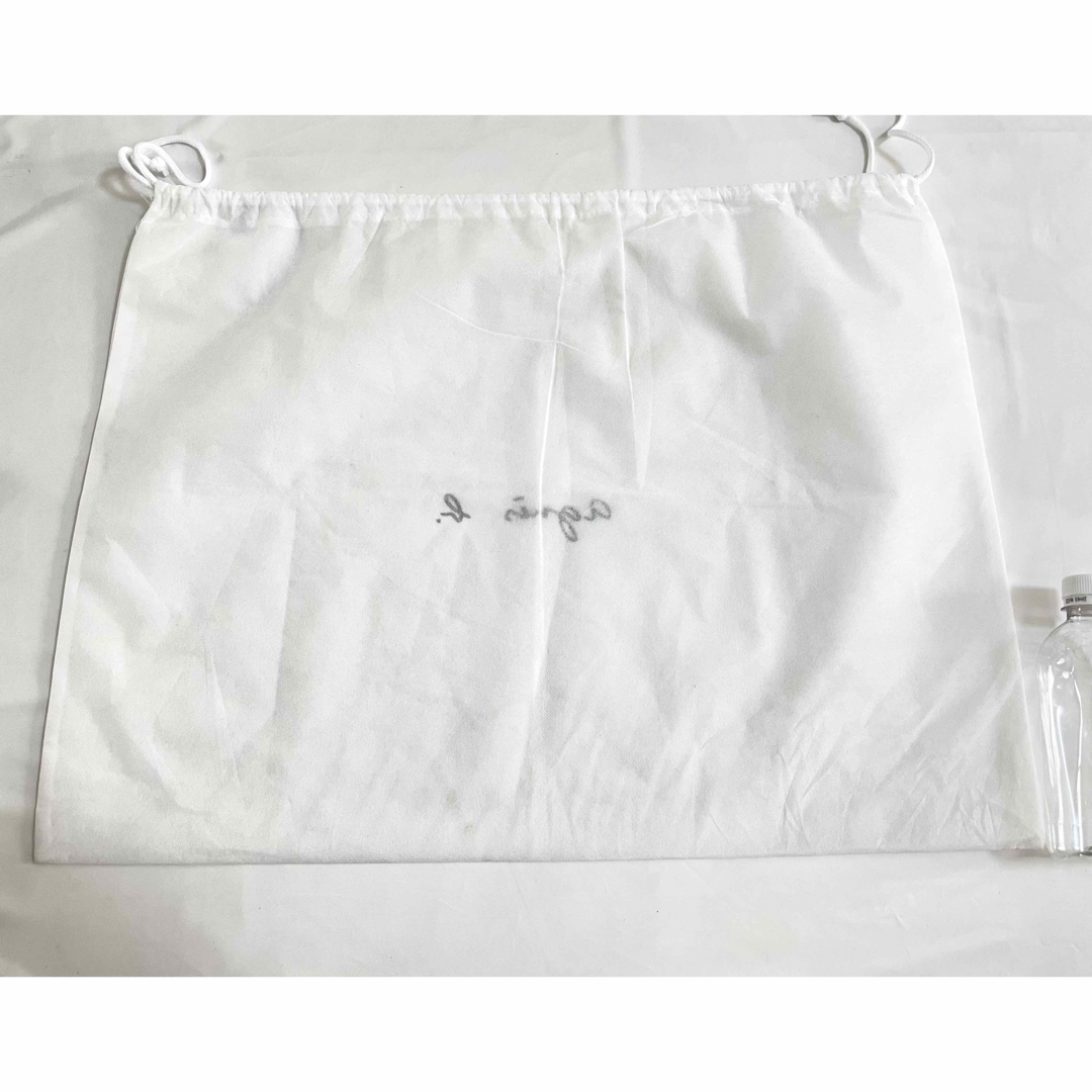 agnes b.(アニエスベー)の未使用■agnès b. アニエスベー 保存袋 大きいサイズ 不織布 白 付属品 レディースのバッグ(ショップ袋)の商品写真