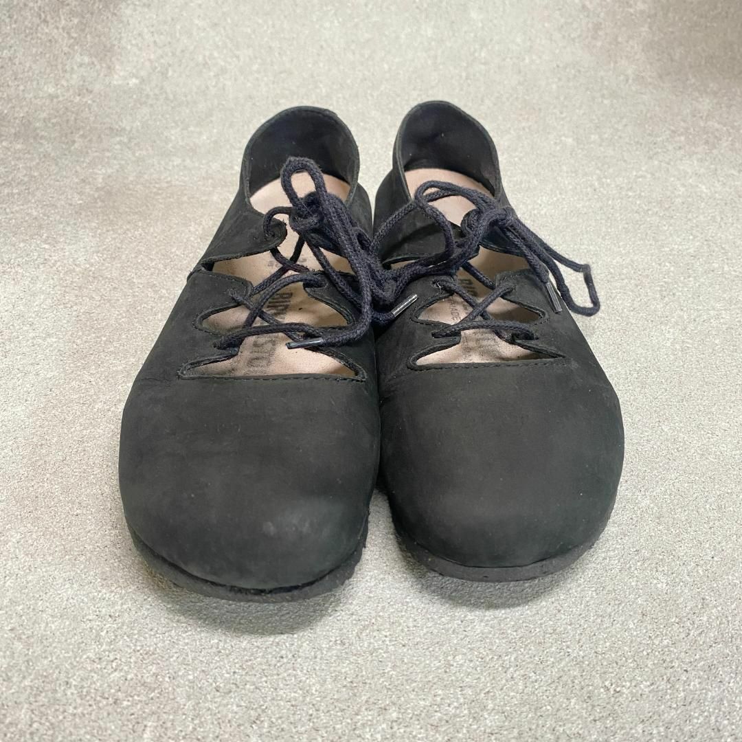 BIRKENSTOCK(ビルケンシュトック)のビルケンシュトック 24.5cm ライ ブラック サンダル ♫ レディースの靴/シューズ(バレエシューズ)の商品写真