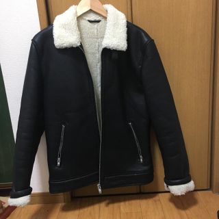ZARA メンズ ムートンジャケット - レザージャケット