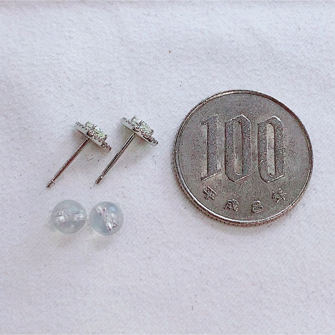 ★0.22ct0.22ct★✨一粒ダイヤモンドプラチナスタッドピアスイヤリング レディースのアクセサリー(ピアス)の商品写真