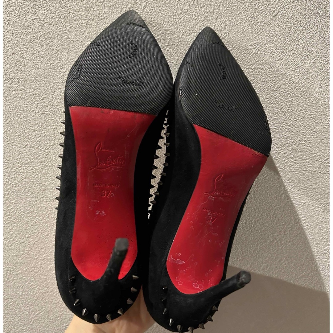 Christian Louboutin(クリスチャンルブタン)のクリスチャンルブタン　ハイヒール　黒　37 レディースの靴/シューズ(ハイヒール/パンプス)の商品写真