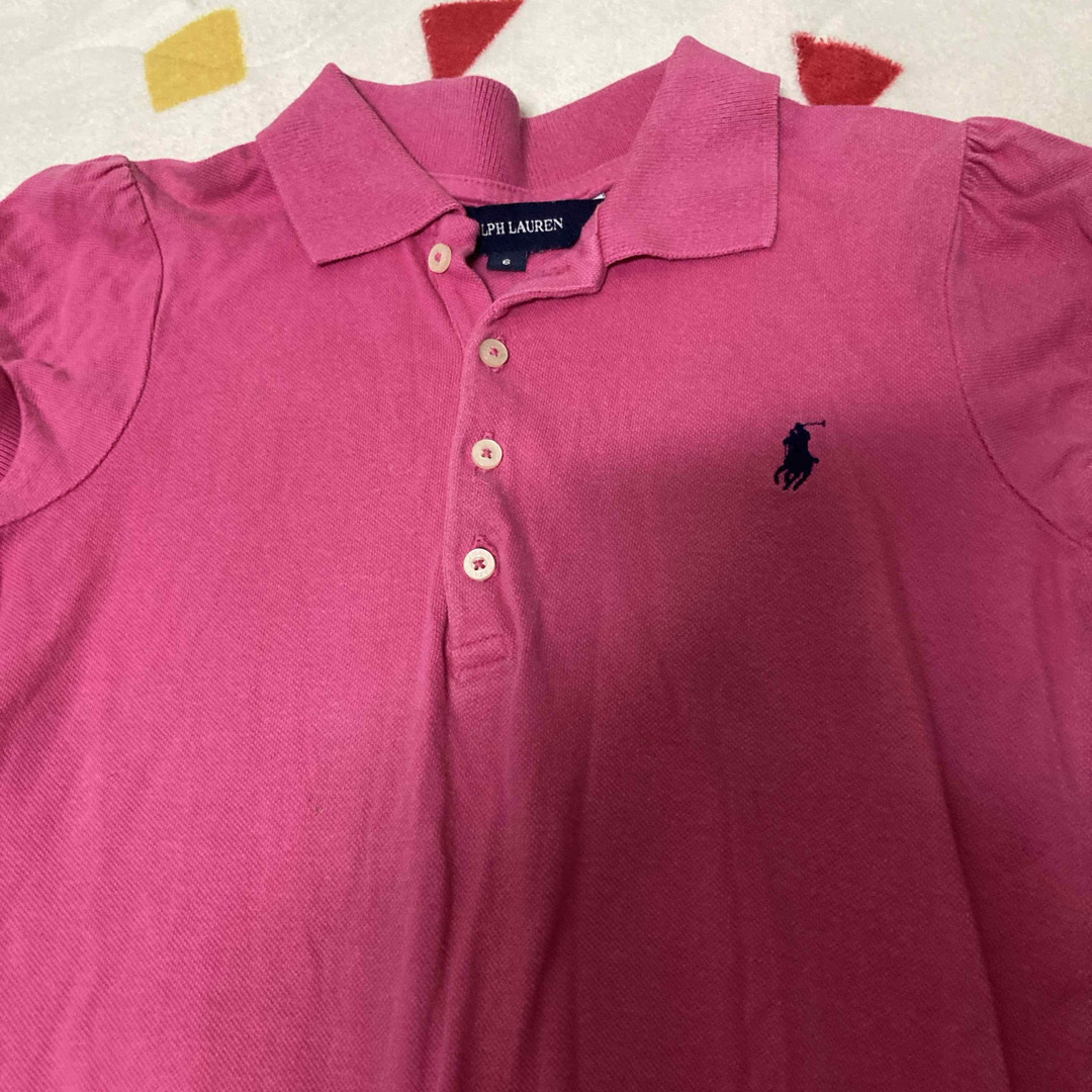 Ralph Lauren(ラルフローレン)のラルフローレン ポロシャツ 6  120サイズ ピンク ワンピース キッズ/ベビー/マタニティのキッズ服女の子用(90cm~)(ワンピース)の商品写真