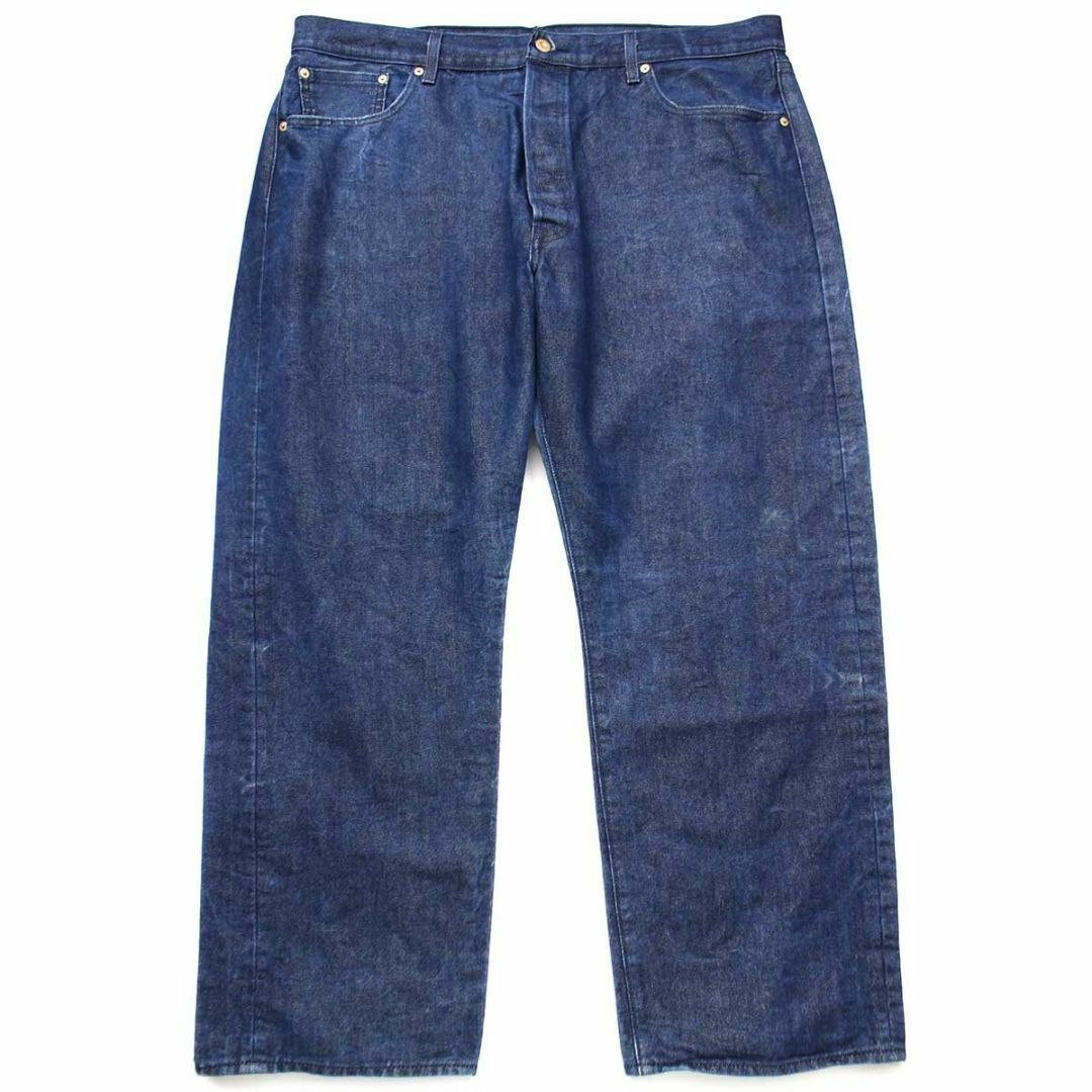 Levi's(リーバイス)のLevi'sリーバイス 501 40周年 Right-onライトオン別注 金糸 カラーデニムパンツ 紺 w42 L30★SDP2650 ジーンズ ストレート ゴールド ラメ メンズのパンツ(デニム/ジーンズ)の商品写真