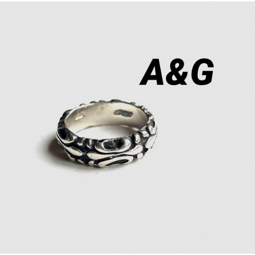 A&G(エーアンドジー)のA&G エーアンドジー/フレアバンド925 SILVERリング約12号位 メンズのアクセサリー(リング(指輪))の商品写真