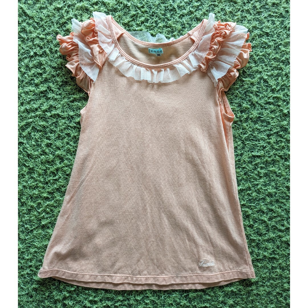 TOCCA(トッカ)のTOCCA フリルカットソー　110 キッズ/ベビー/マタニティのキッズ服女の子用(90cm~)(Tシャツ/カットソー)の商品写真