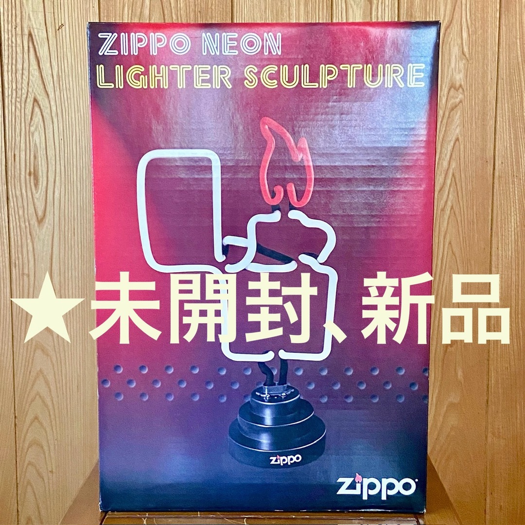 ZIPPO(ジッポー)のZippo ライター型 ネオンサイン ディスプレイ ジッポー ネオン管 電飾看板 メンズのファッション小物(タバコグッズ)の商品写真